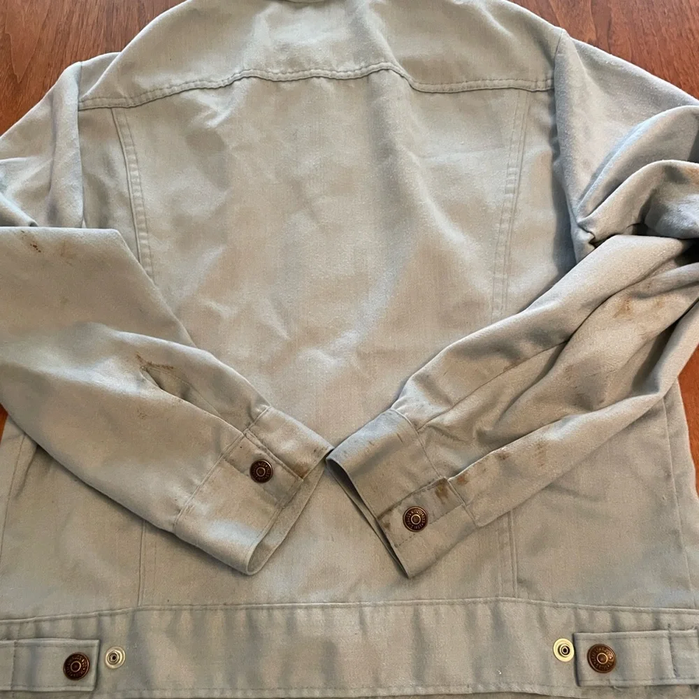 Levi's Vintage Moleskin Blue Trucker Jacket - Picture 12 of 15